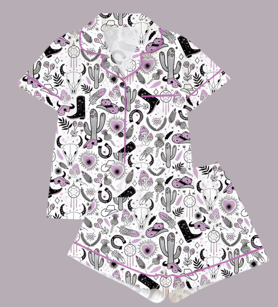 Cowgirl wild PJ set