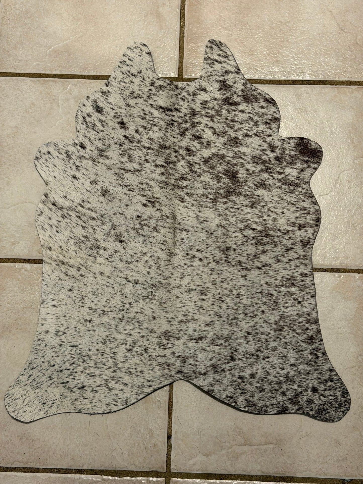 Mini cowhide rug #17