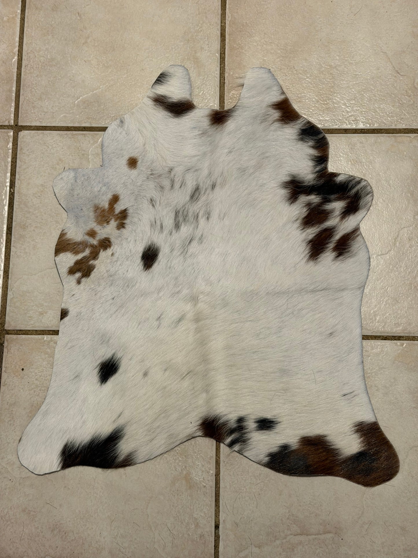 Mini cowhide rug #24