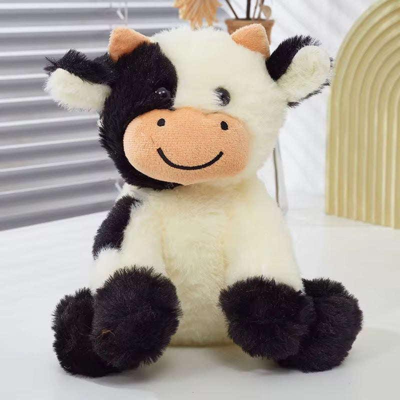 Cow plush soft toy - BLACK