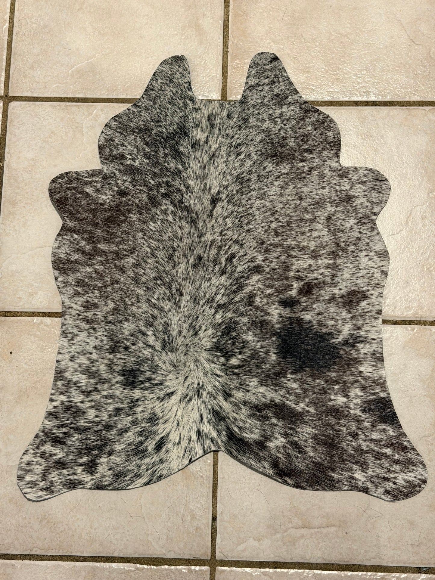 Mini cowhide rug #21