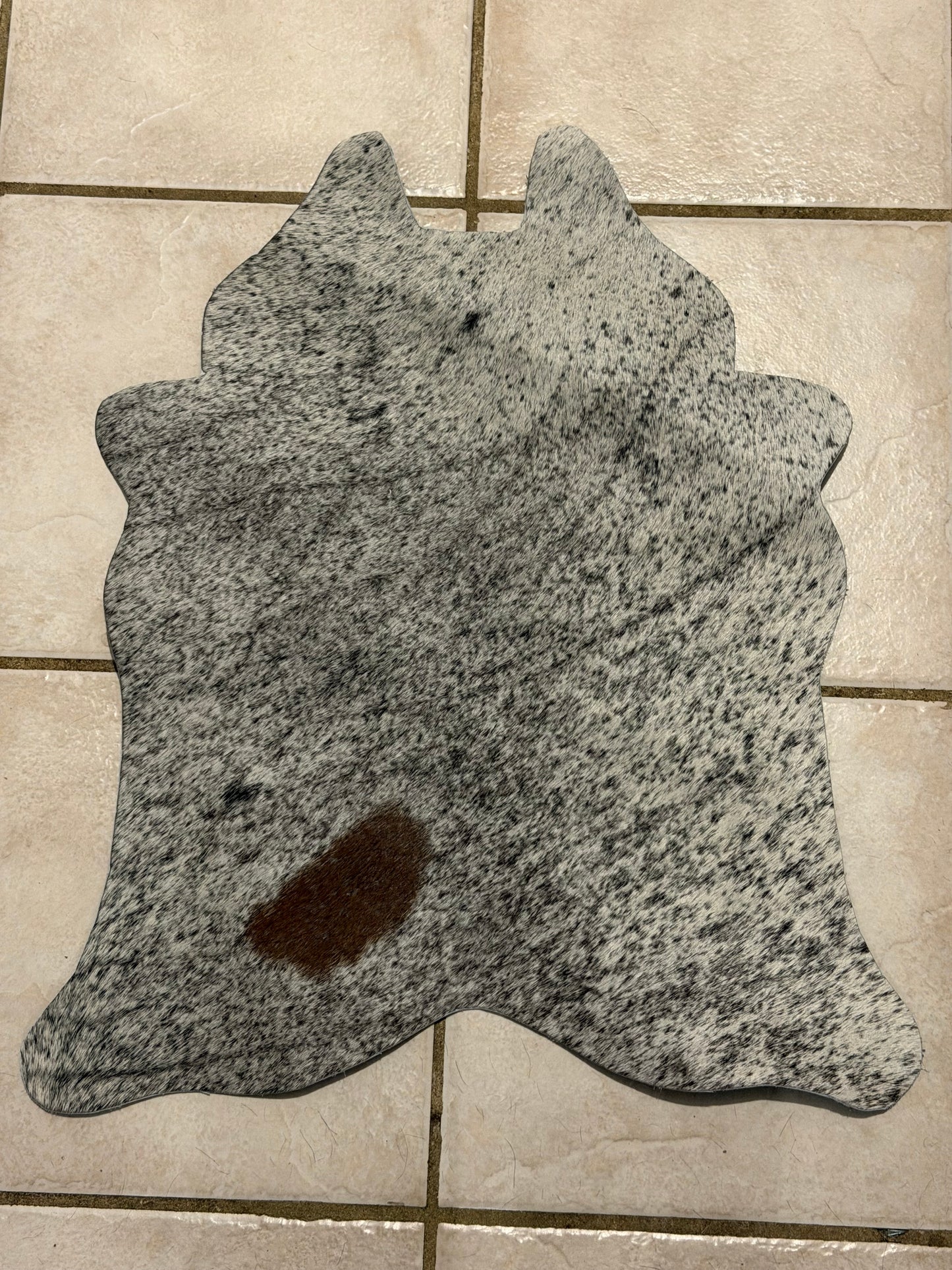Mini cowhide rug #26
