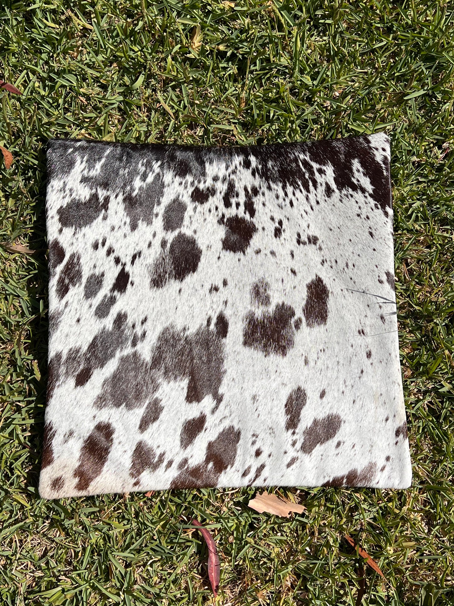 Cowhide cushion cover #13