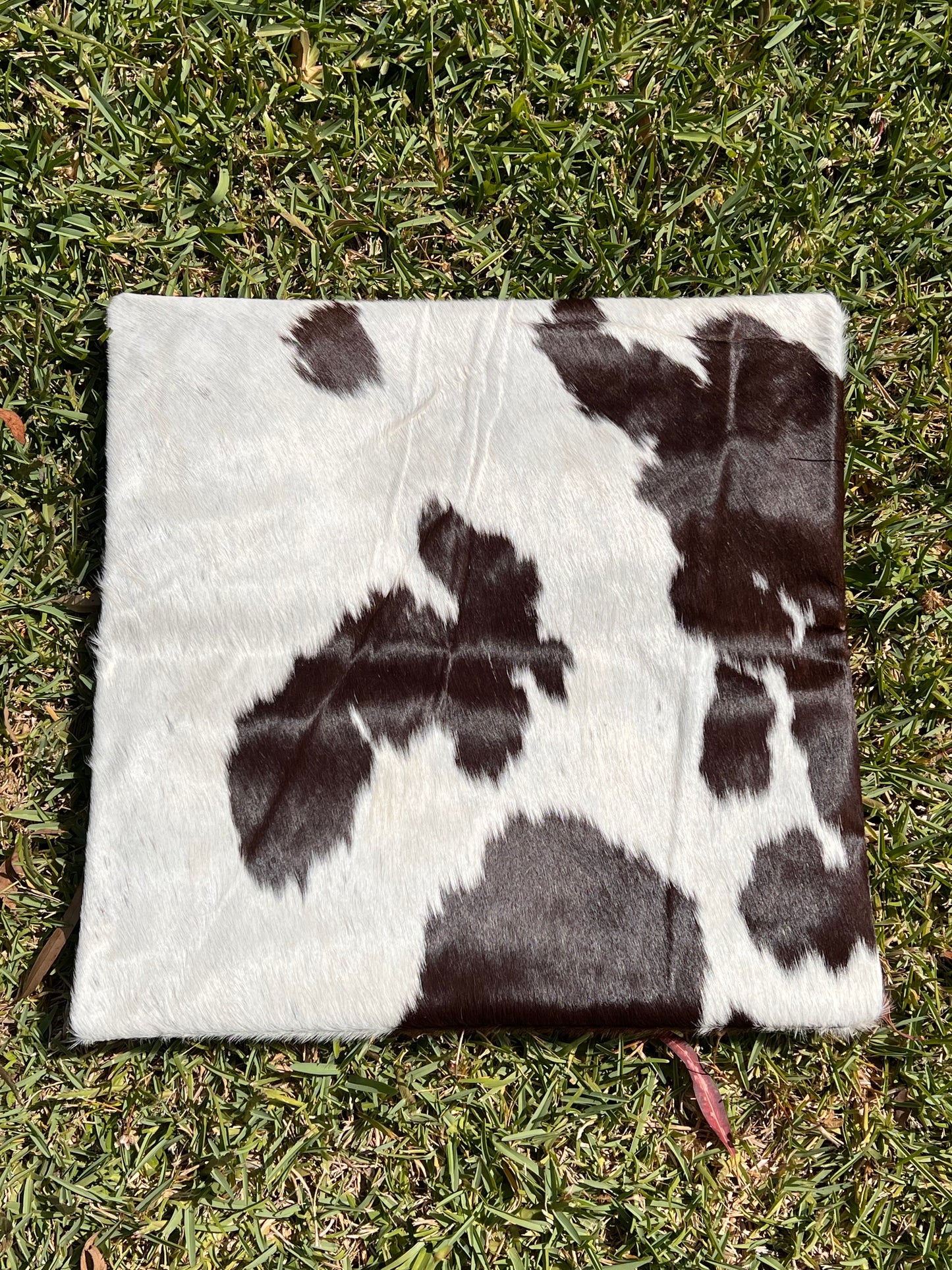 Cowhide cushion cover #12