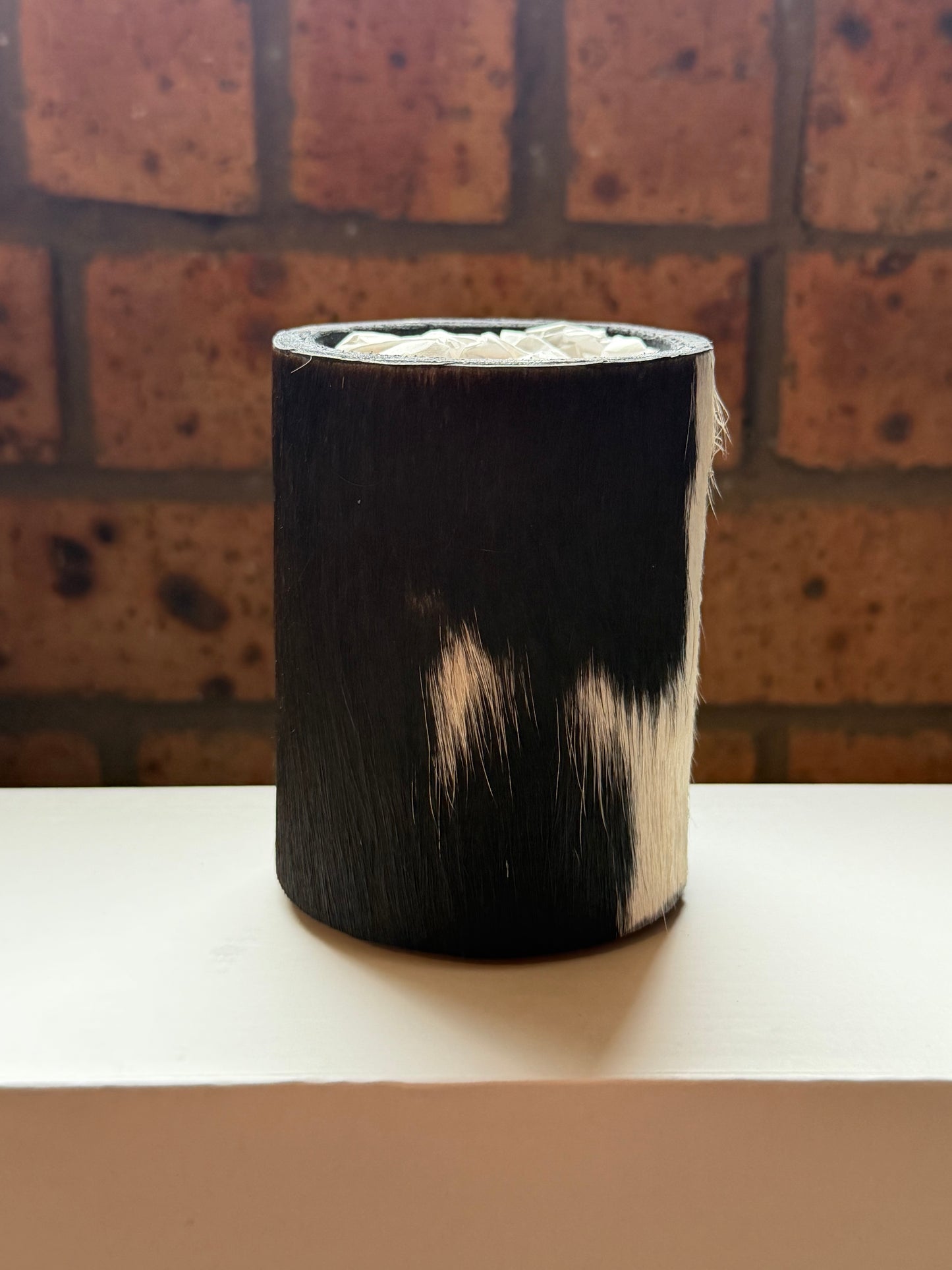 Can size cowhide stubby cooler #3