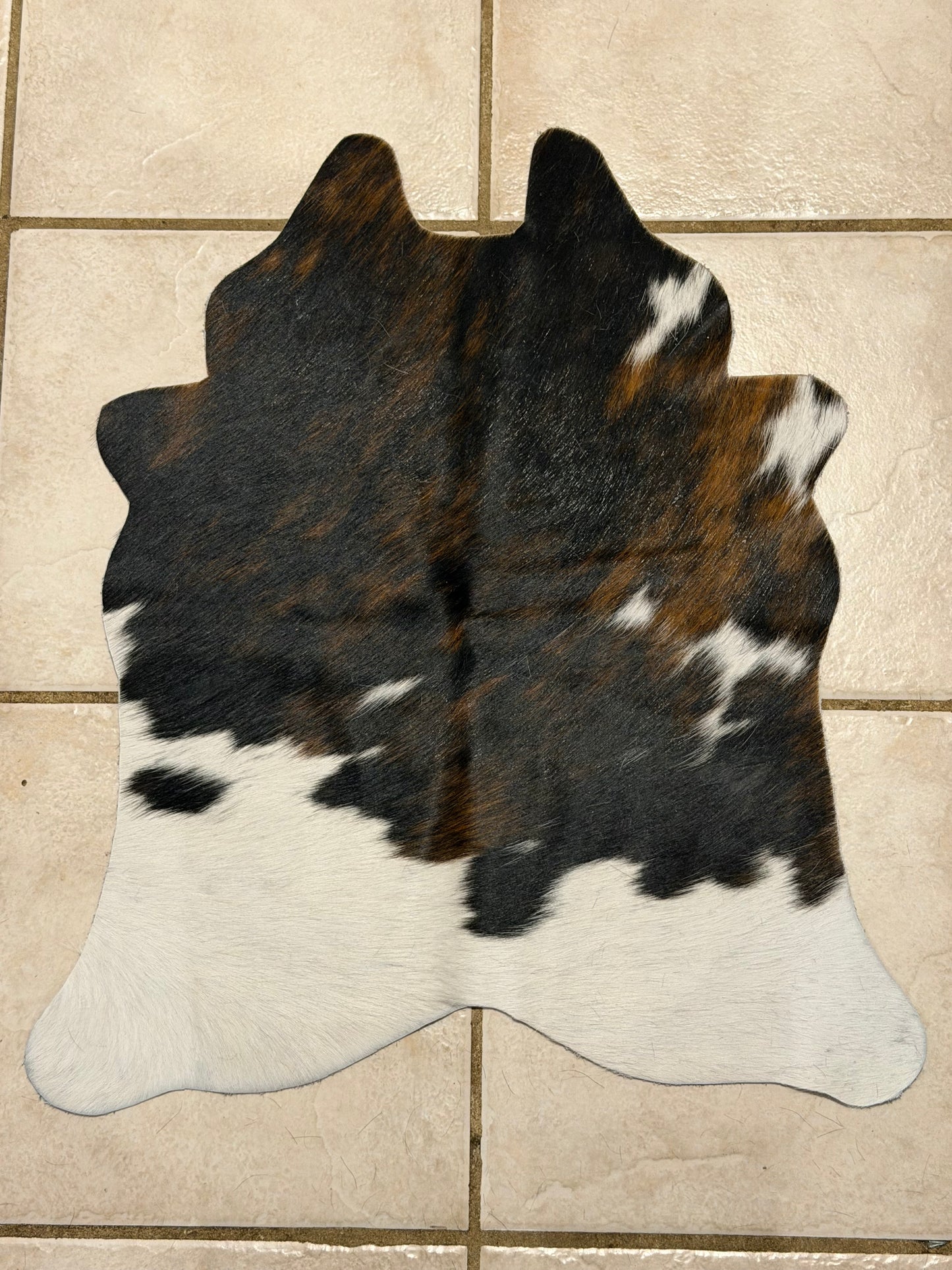 Mini cowhide rug #22