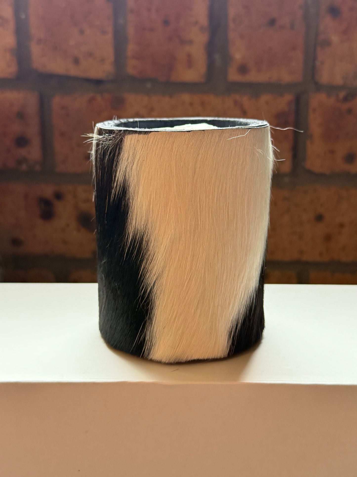 Can size cowhide stubby cooler #7
