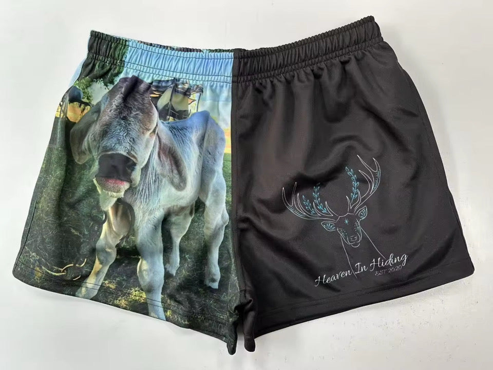 ADULTS Brahman footy shorts 4XL-6XL ONLY
