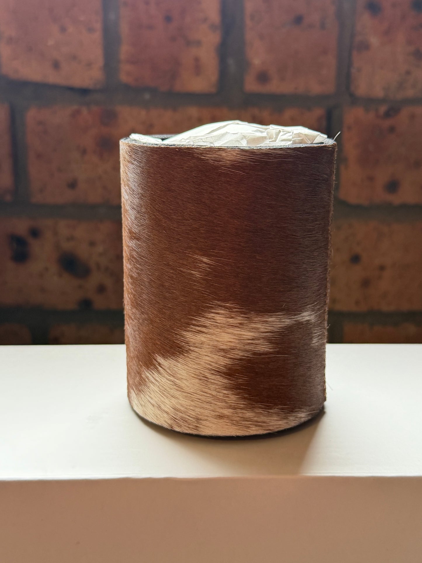 Can size cowhide stubby cooler #5