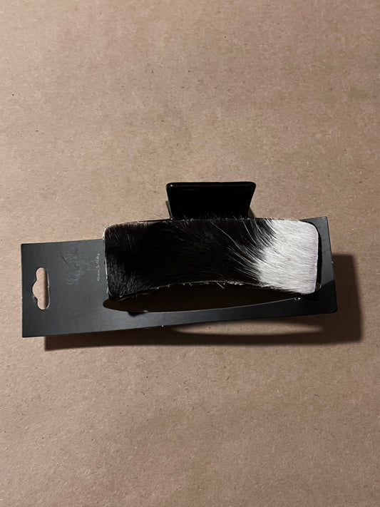 Cowhide claw clip #1