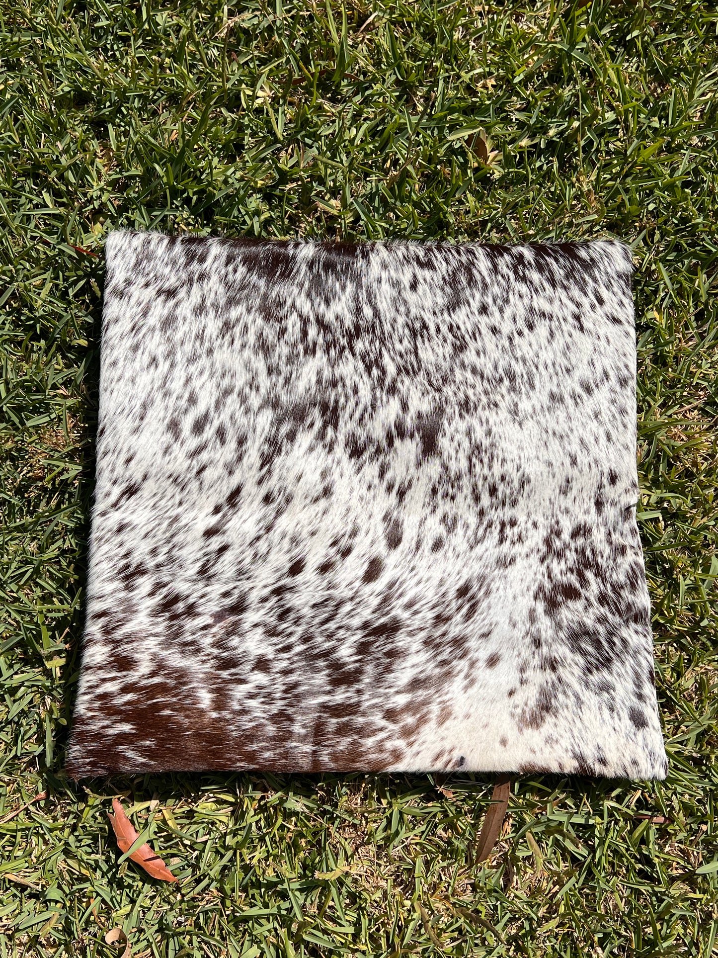SECONDS Cowhide cushion cover #1