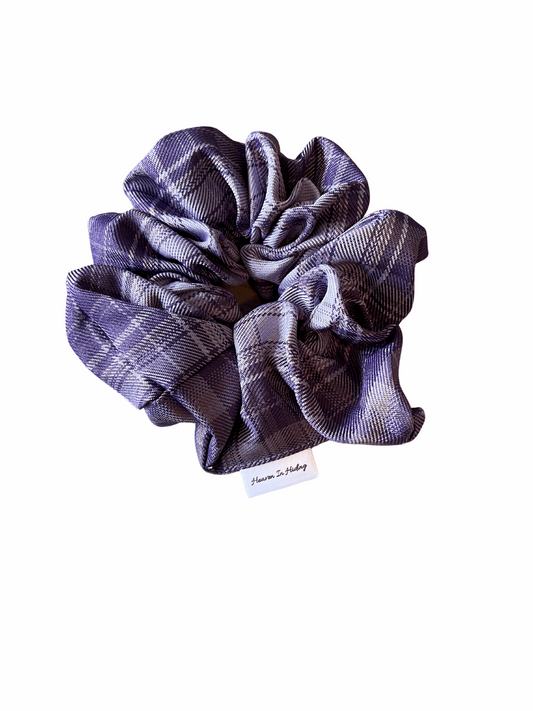 Plaid scrunchie #4