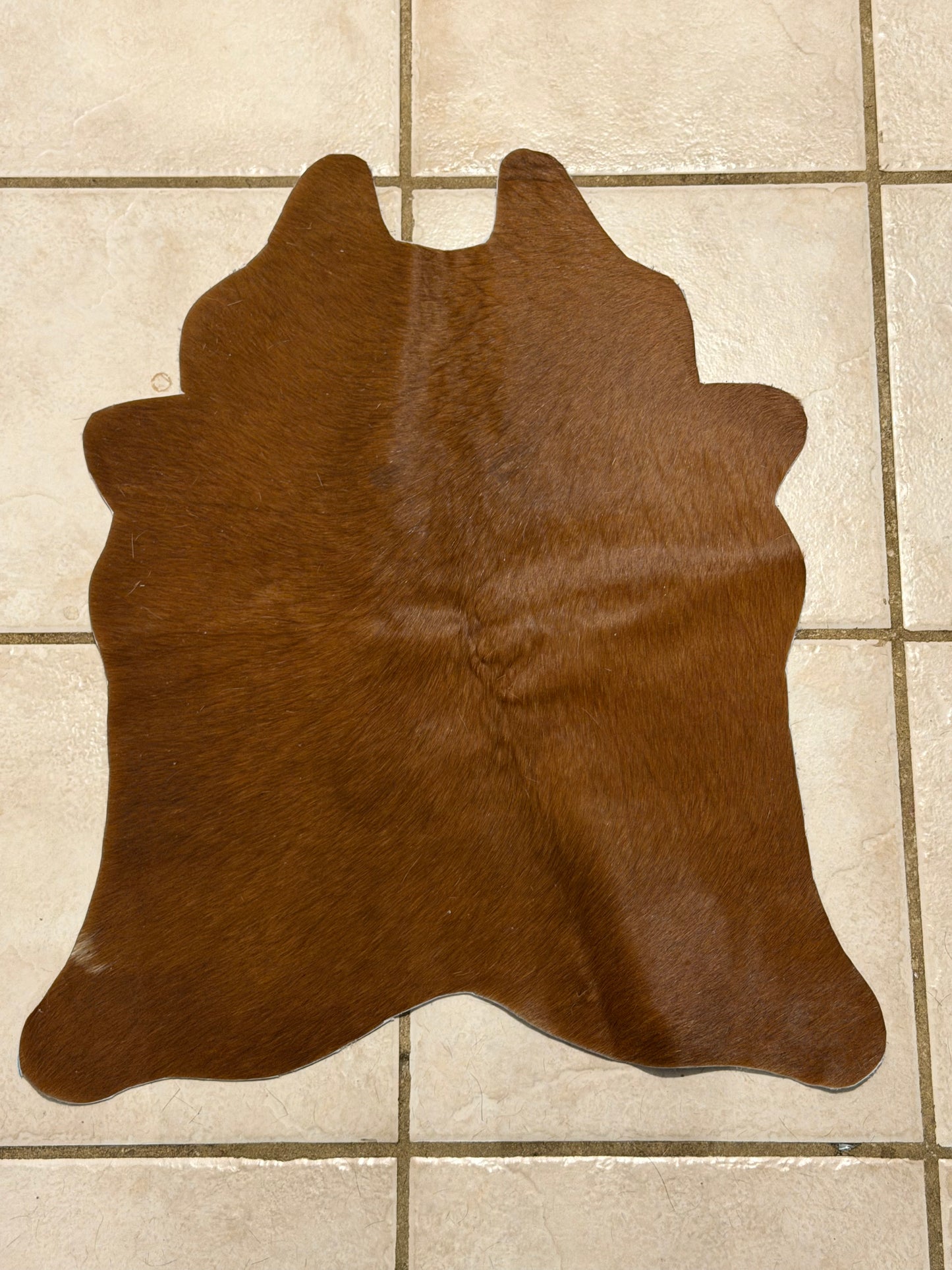 Mini cowhide rug #38