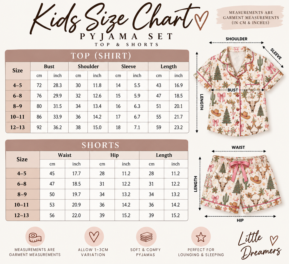 PRE ORDER - Western Christmas PJ set