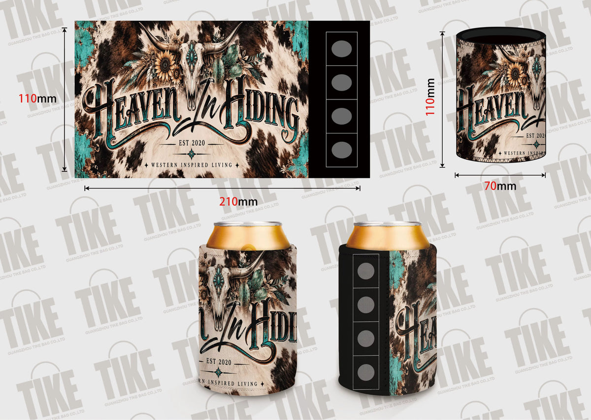 PRE ORDER - Magnetic stubby cooler - western outlaw