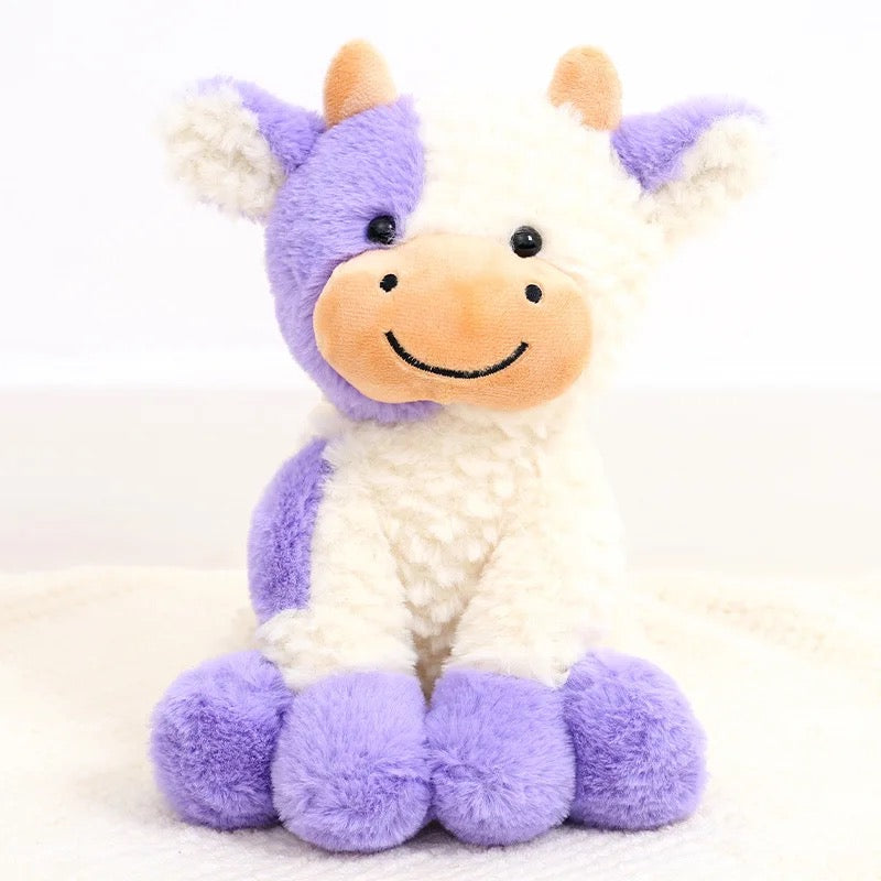 Cow plush soft toy - PURPLE