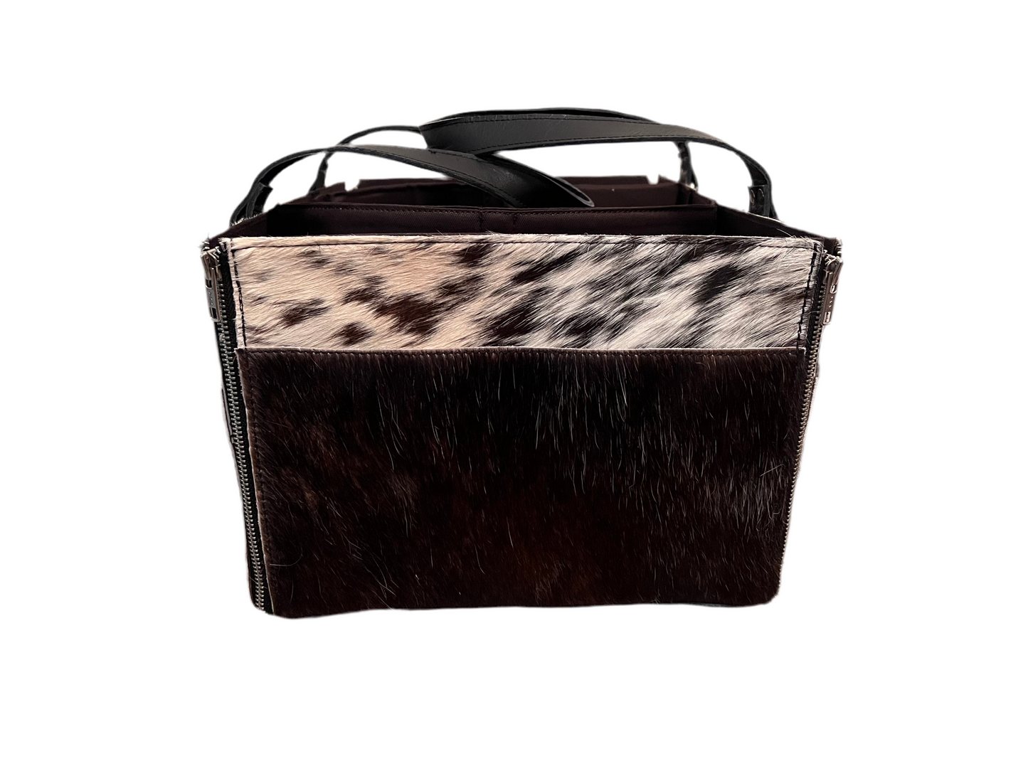 Cowhide caddy/organiser #1