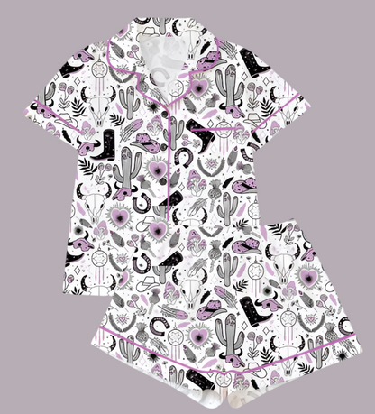 Cowgirl wild PJ set