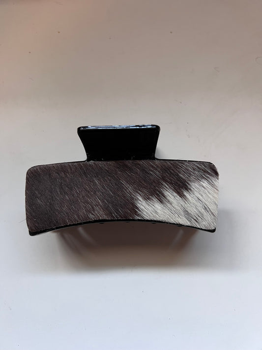 Cowhide claw clip #35