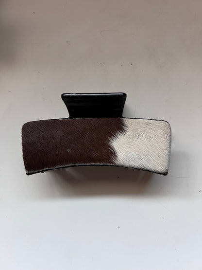 Cowhide claw clip #1