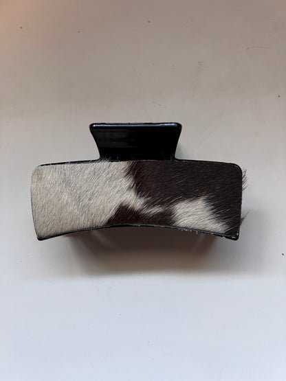 Cowhide claw clip #36