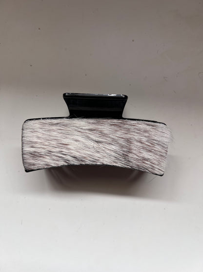 Cowhide claw clip #13