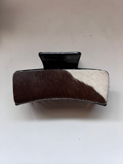 Cowhide claw clip #1