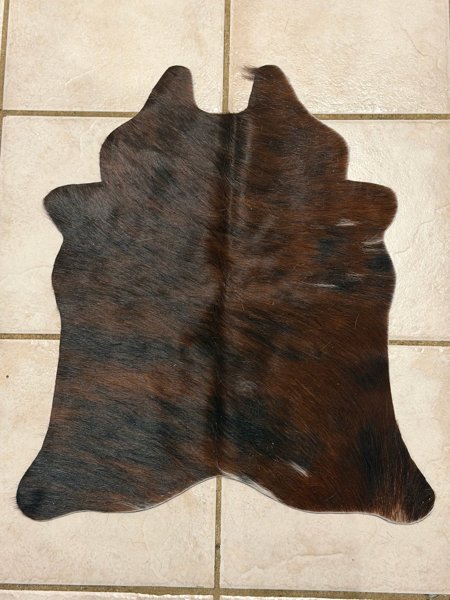 Mini cowhide rug #11