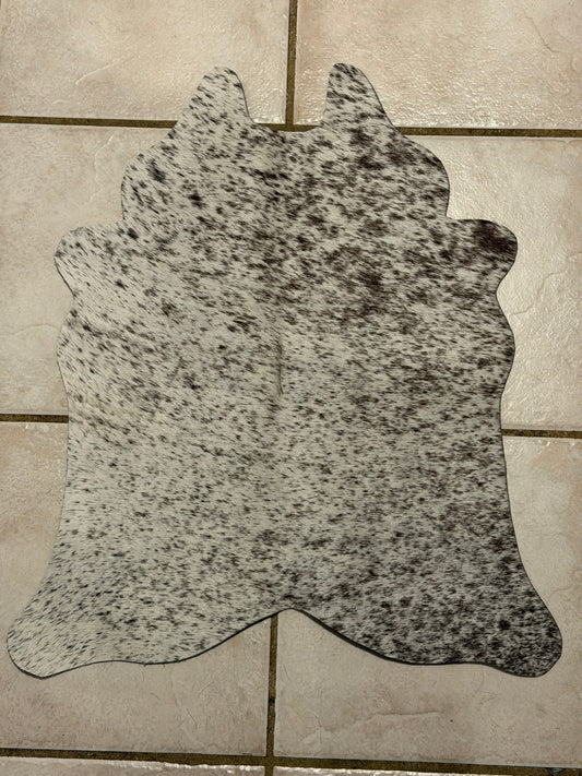 Mini cowhide rug #17