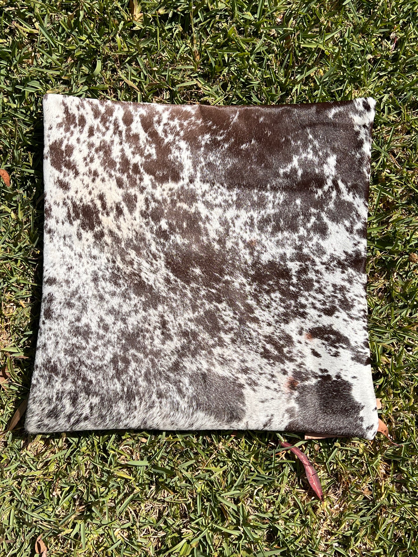 Cowhide cushion cover #9