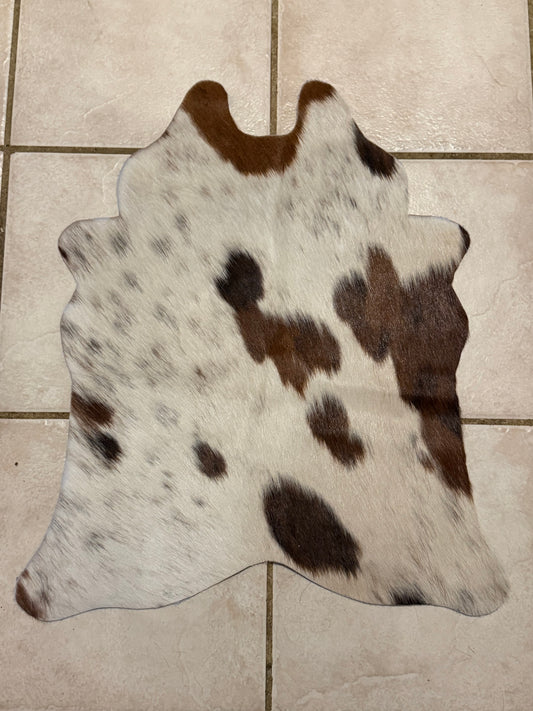 Mini cowhide rug #13