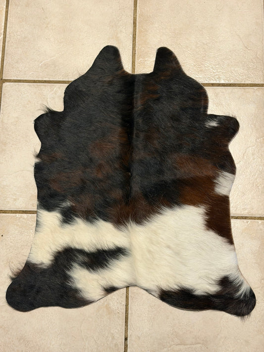Mini cowhide rug #25