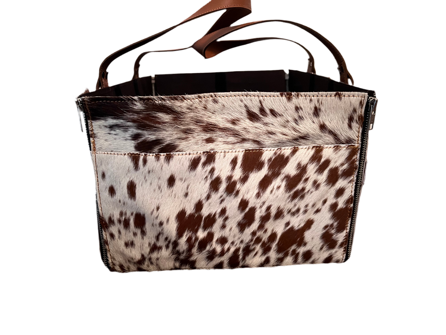 Cowhide caddy/organiser #1