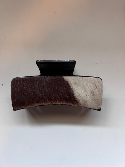 Cowhide claw clip #27