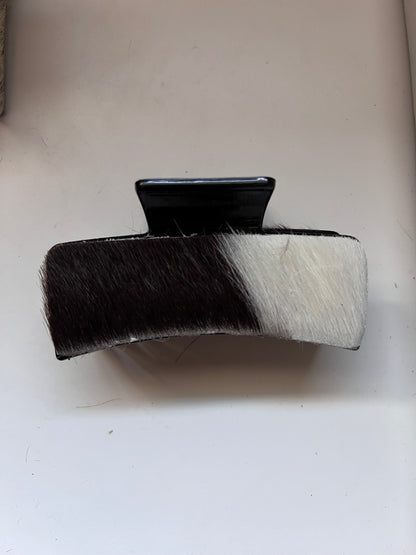 Cowhide claw clip #4