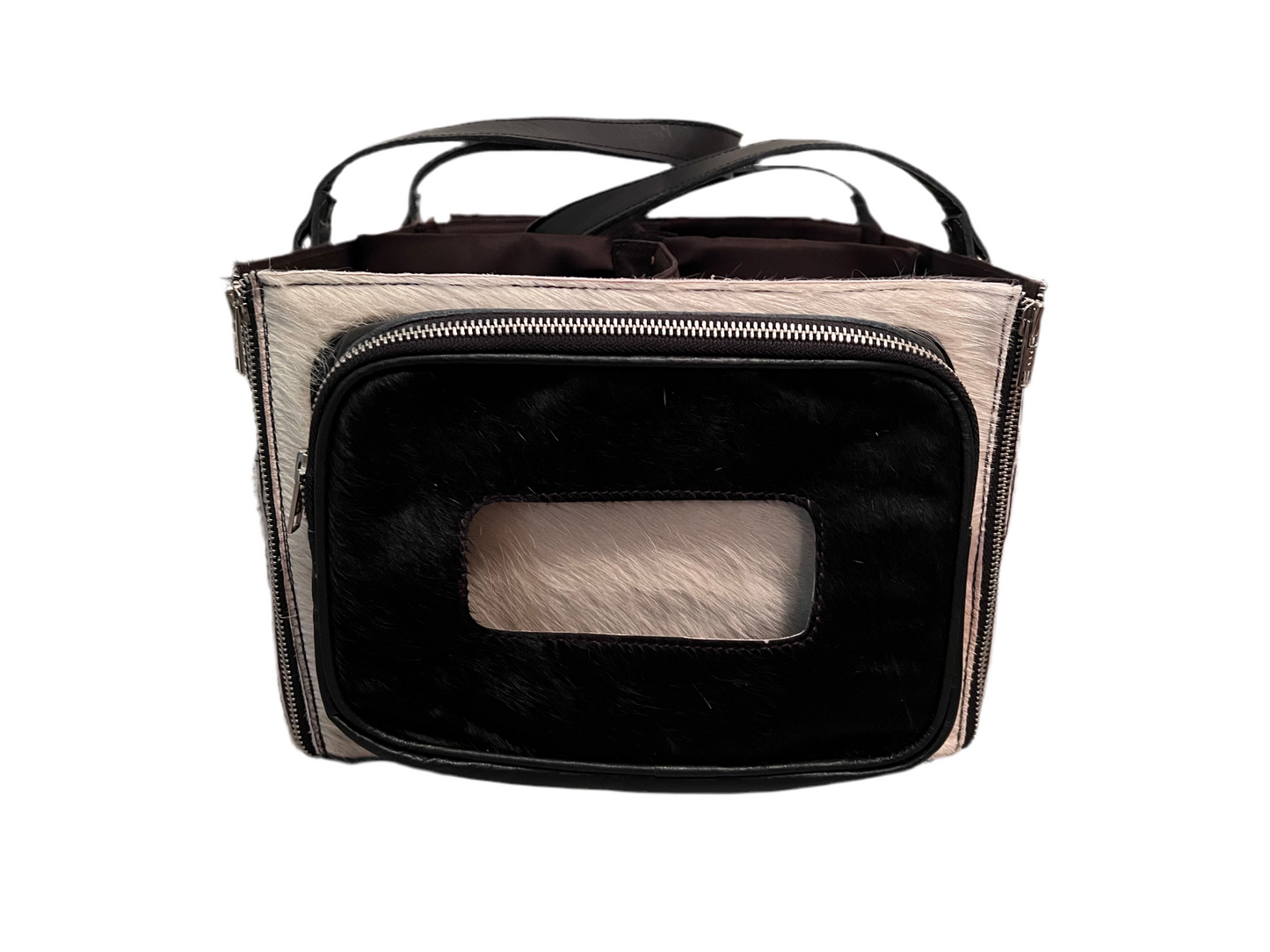 Cowhide caddy/organiser #1