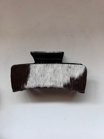 Cowhide claw clip #38