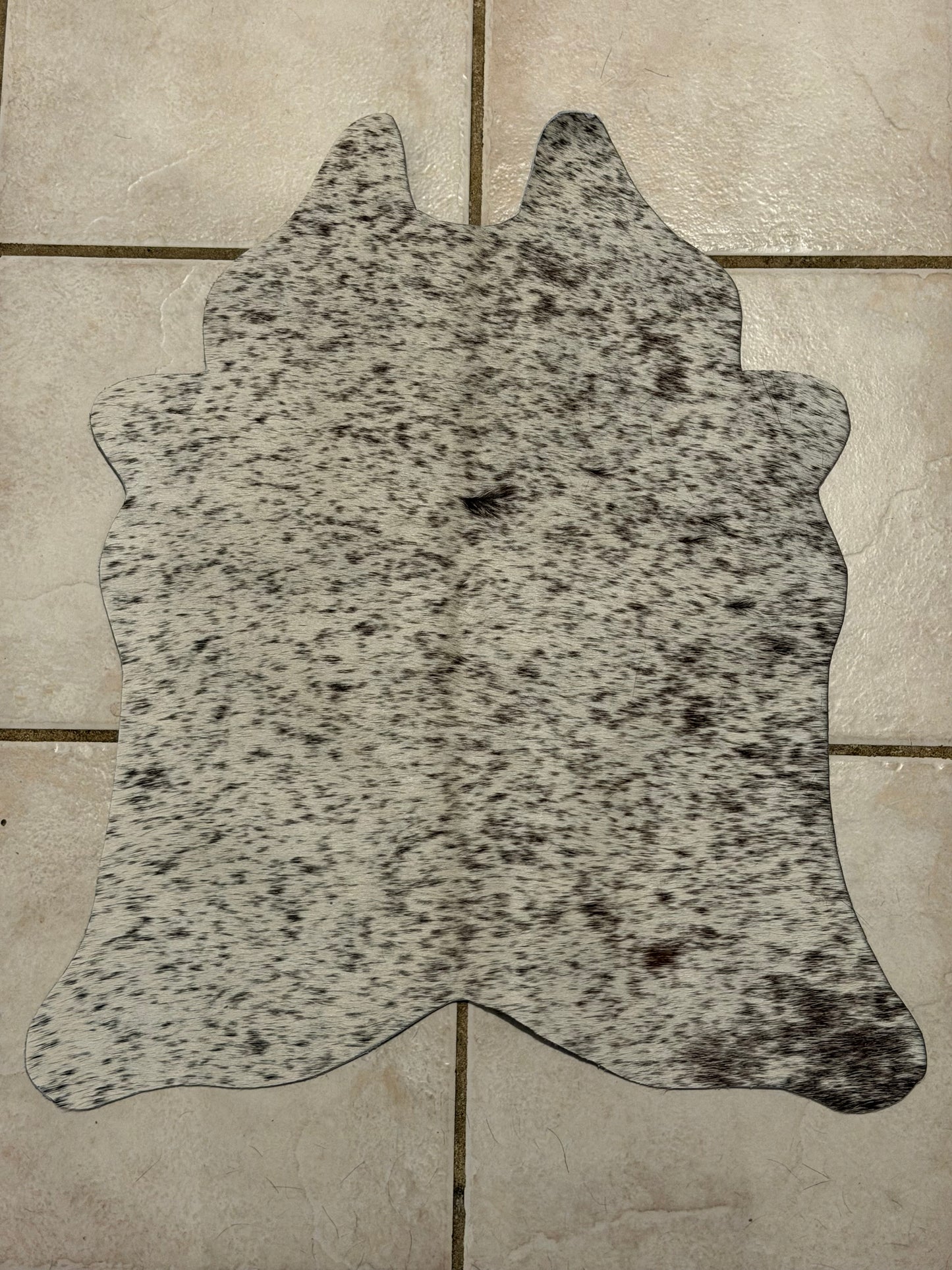 Mini cowhide rug #20