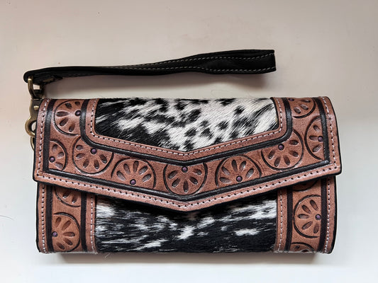 Tooled clutch wallet #5