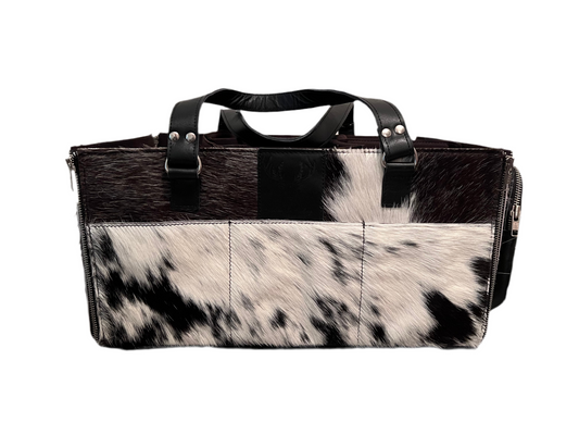 Cowhide caddy/organiser #1