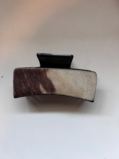 Cowhide claw clip #27