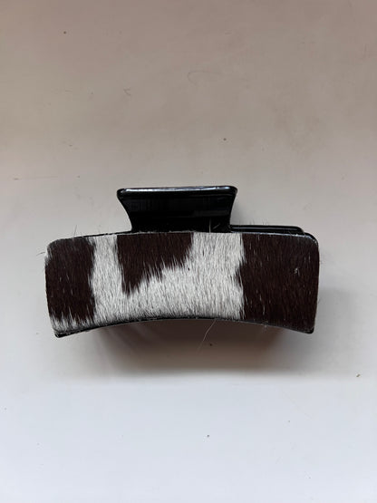 Cowhide claw clip #38