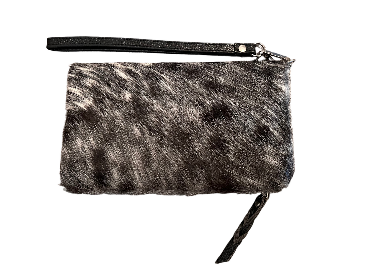 Fold over cowhide clutch #2