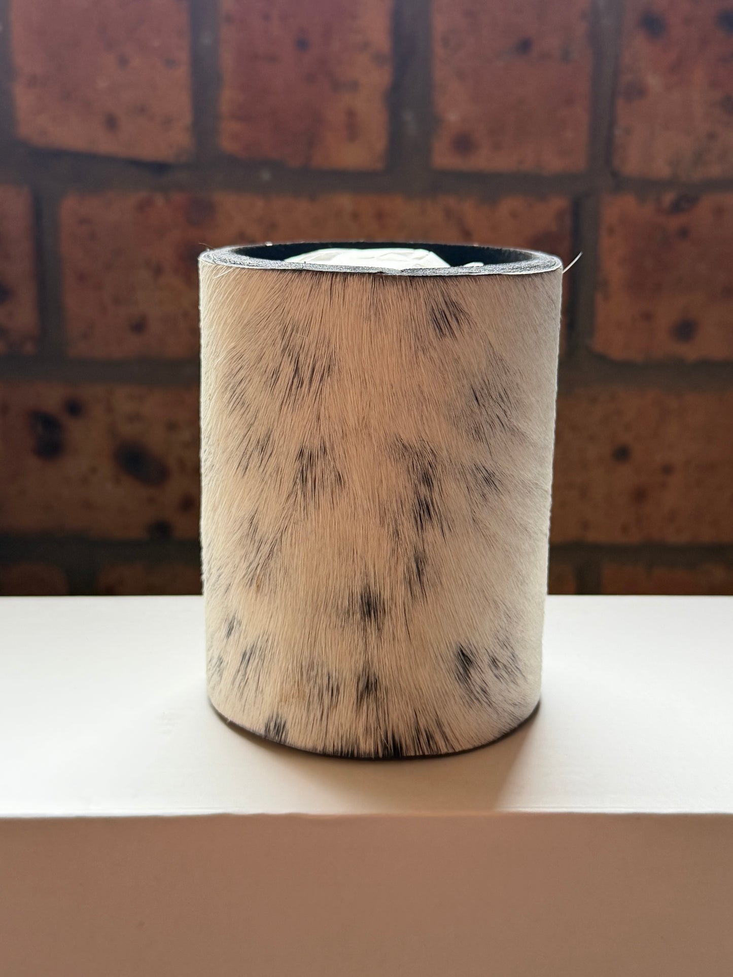 Can size cowhide stubby cooler #4