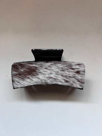 Cowhide claw clip #33