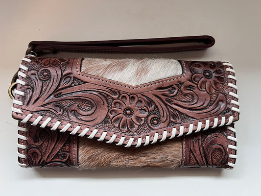 Tooled clutch wallet #3