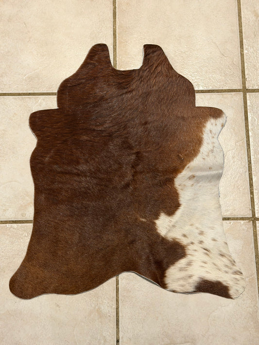 Mini cowhide rug #30
