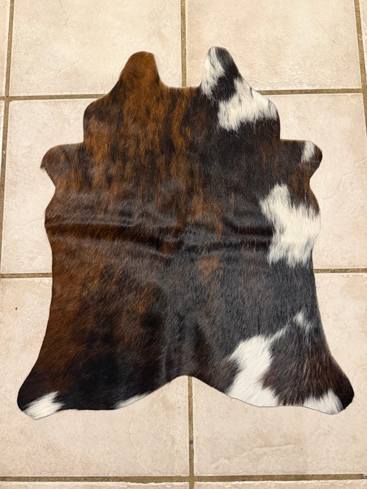 Mini cowhide rug #15