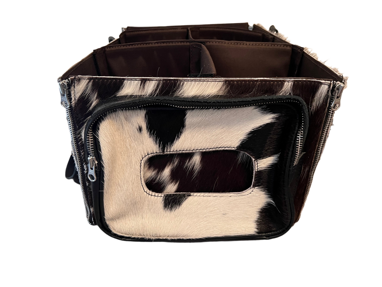 Cowhide caddy/organiser #3