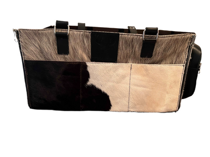 Cowhide caddy/organiser #2